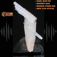 Natural Scolecite Crystal Cluster 26g White Zeolite Mineral from India