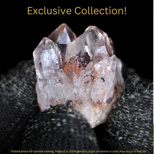 Tiny Phantom Quartz 10g  Inclusions Mini Crystal India