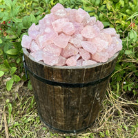 1/2 lb Bulk Lot Natural Rough Rose Quartz Crystals (Raw Reiki Love Healing 8 oz)