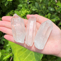 Clear Quartz Crystal Point (2" - 3") Natural Wand Specimen, Reiki Healing