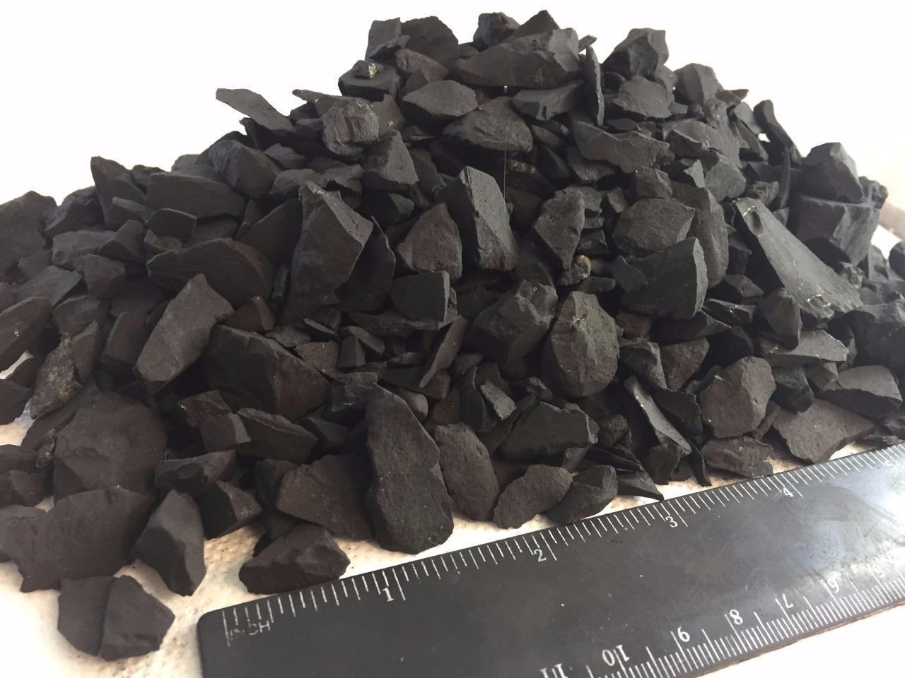 Shungite for water and plants stone for detox 24lb Detox 10,8kg +free plate