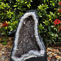 X-Large Light Purple/Gray Amethyst Cathedral, Raw Amethyst Geode, Pick a Weight