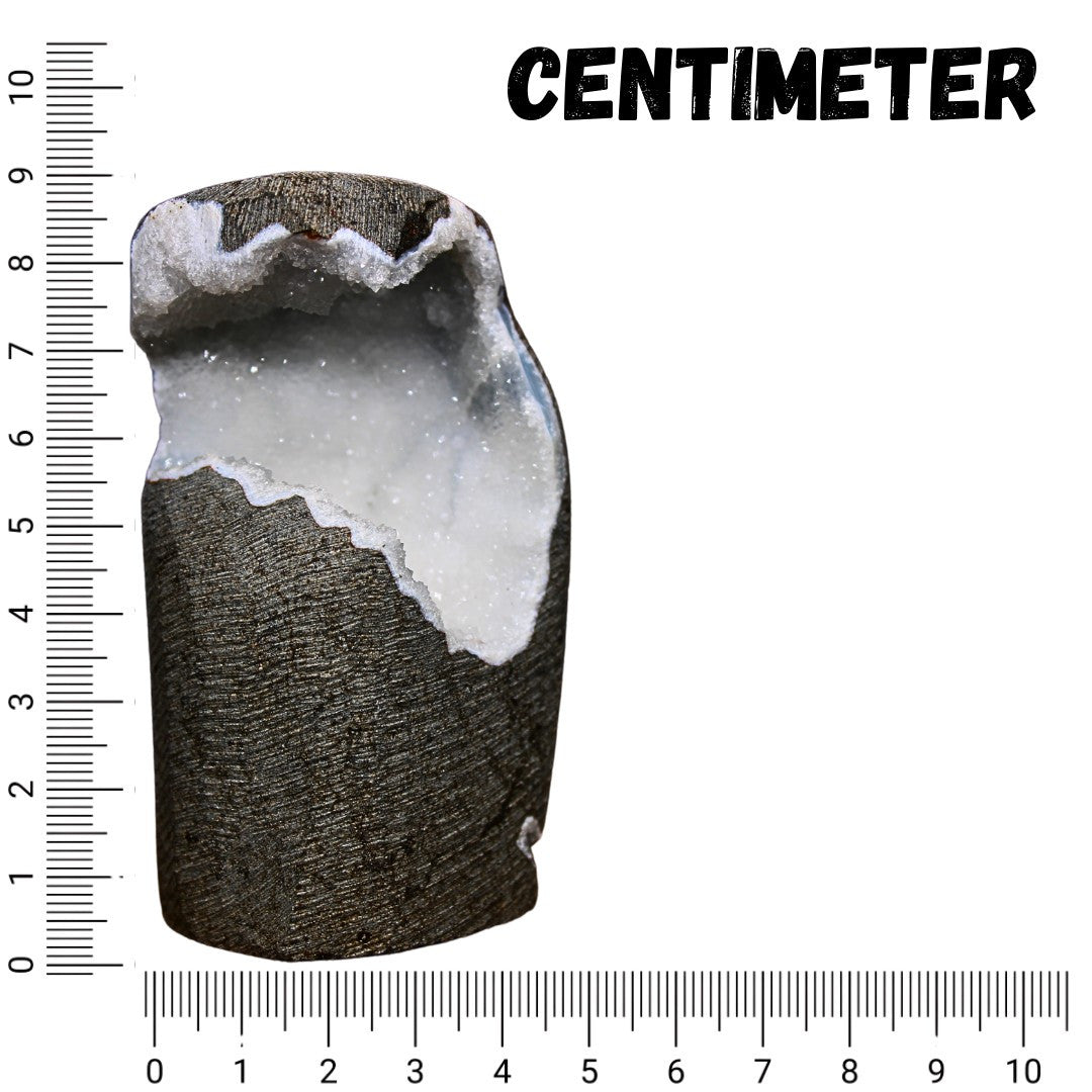 Rare 270g Rainbow Quartz Geode Collector’s Crystal Specimen India