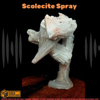 Natural Scolecite Crystal 80g 9x4cm Zeolite Needle Cluster India Specimen