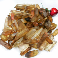 Natural Untreated Citrine Crystal Point (3 pcs ) from Congo Rough Raw Stones