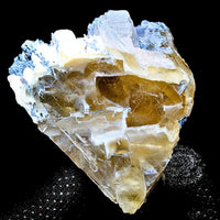 456g Calcite with Mordenite & Blue Chalcedony Rare Rainbow Inclusion Specimen