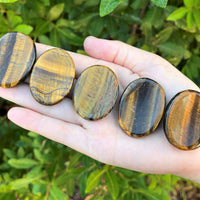 Natural Crystal Worry Stone: Choose Gemstone (Crystal Healing Pocket Stone)