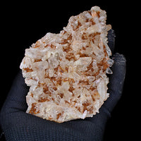 420g Stunning Natural Clear Red Quartz Crystal Cluster Point Mineral Specimen