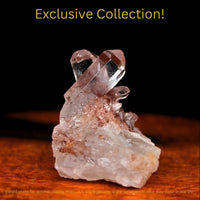 Phantom Clear Quartz Crystal 28g Rare Inclusion Mineral Specimen 4x4cm India