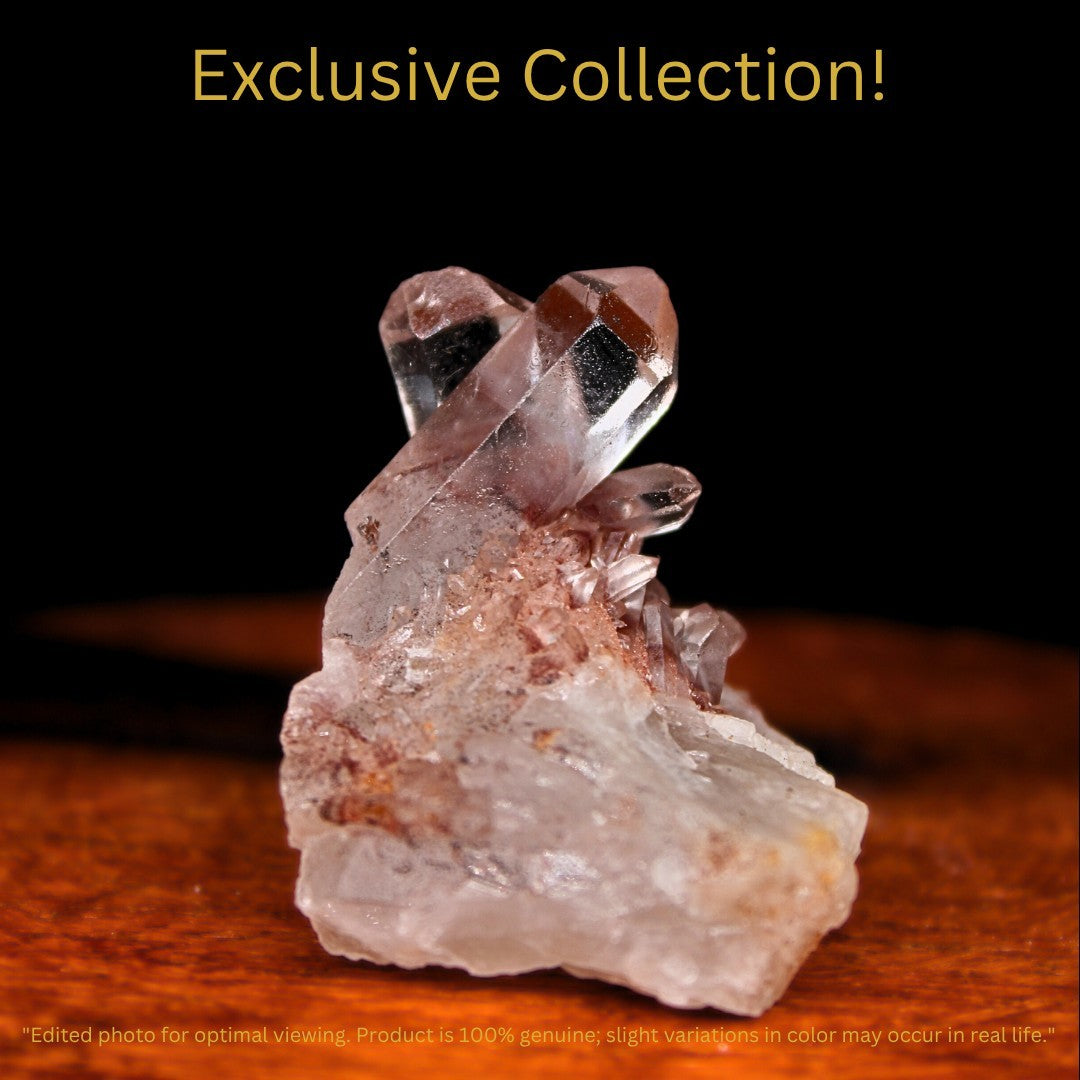 Phantom Clear Quartz Crystal 28g Rare Inclusion Mineral Specimen 4x4cm India