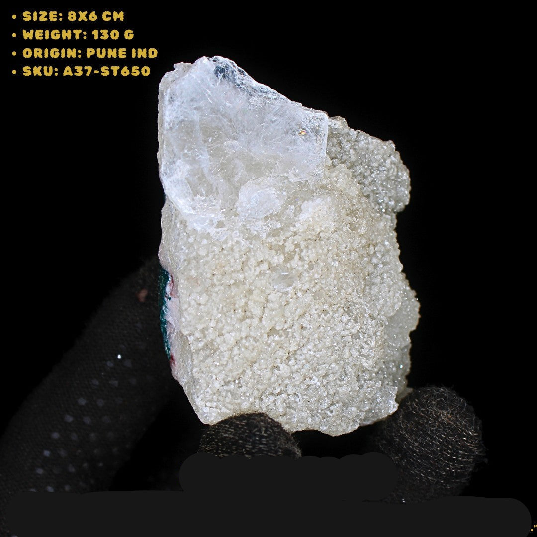 130g Himalayan Clear Quartz Cluster Healing Crystal Mineral Specimen 8x6 cm