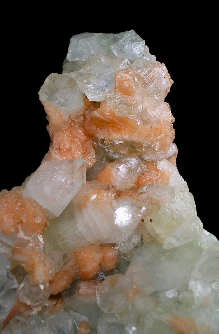 Apophyllite Point & Stilbite Crystal Cluster 5lb  Reiki Energy Stone 20×13cm