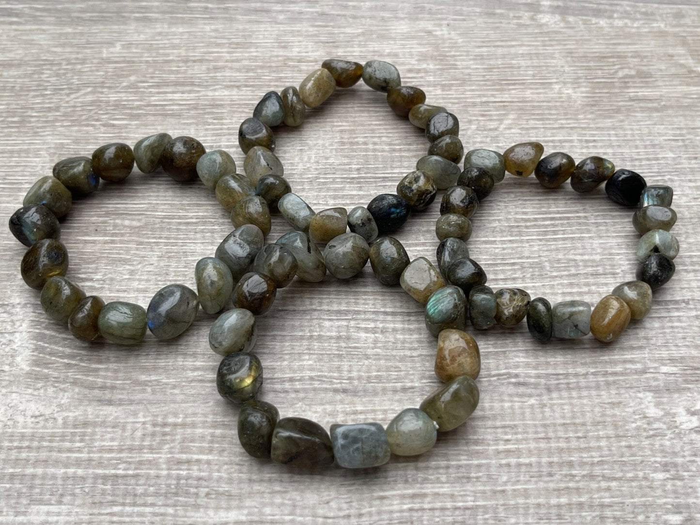 Wholesale Grade A++ Gemstone Nugget Bracelet, Choose from 18 Gemstone Types