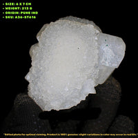 213g Apophyllite Crystal Specimen Mineral Cluster from India