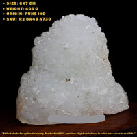 Natural Apophyllite Healing Cluster 405g 8x7 cm