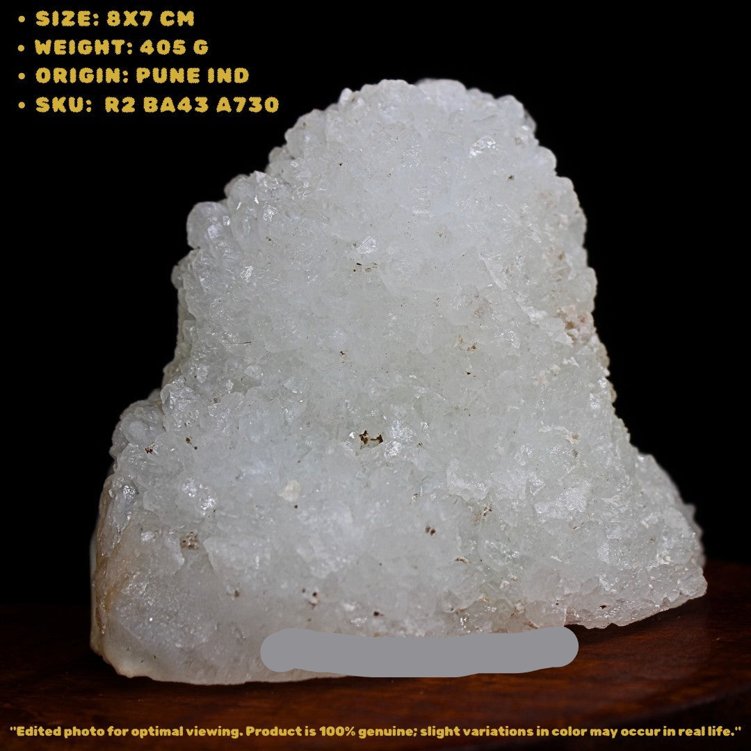 Natural Apophyllite Healing Cluster 405g 8x7 cm