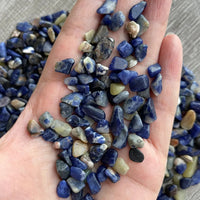 Grade A++ Semi Tumbled Gemstone Mini Chips 3 - 18 mm, Choose From 4 oz to 3 lbs