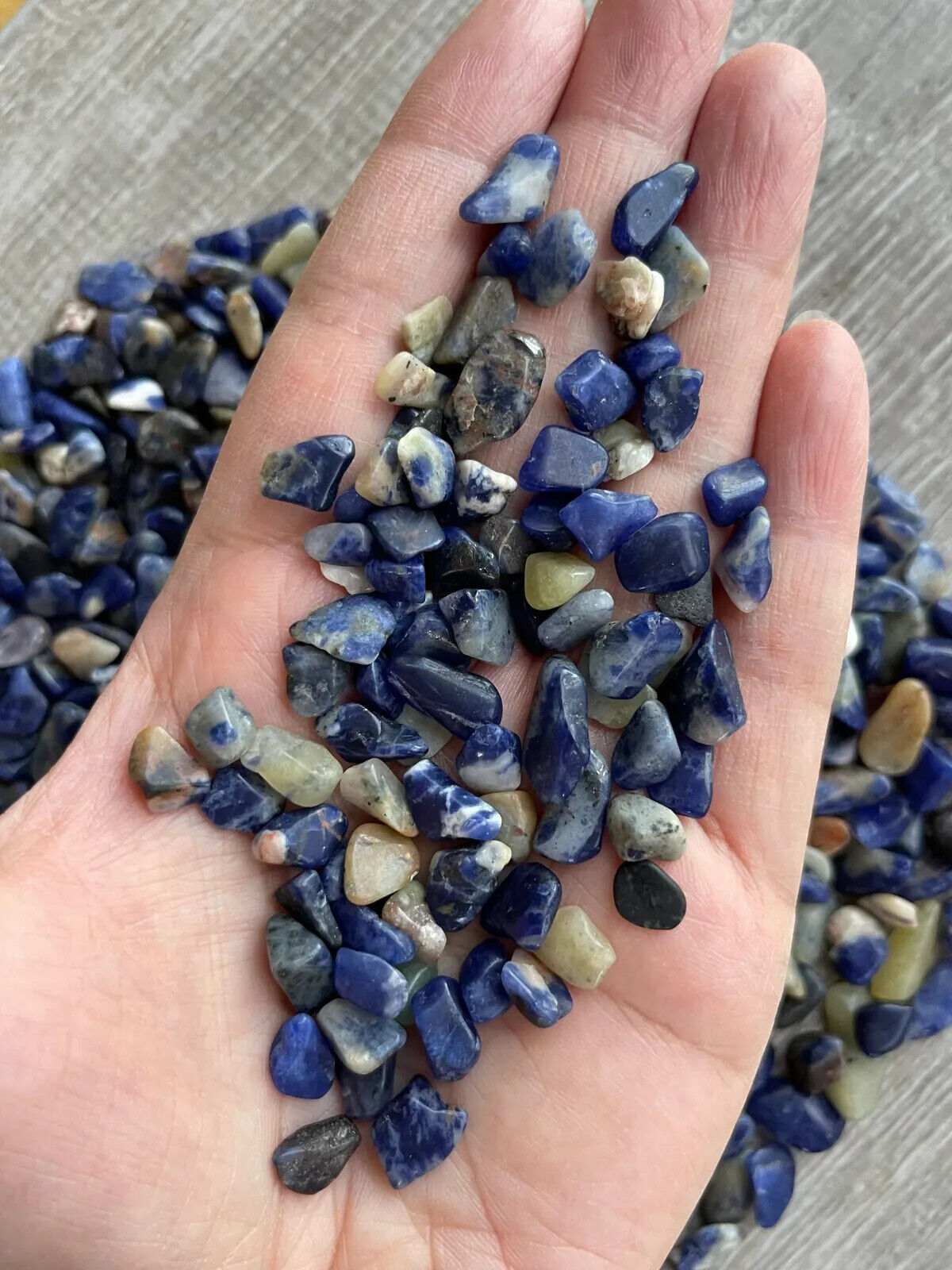 Grade A++ Semi Tumbled Gemstone Mini Chips 3 - 18 mm, Choose From 4 oz to 3 lbs