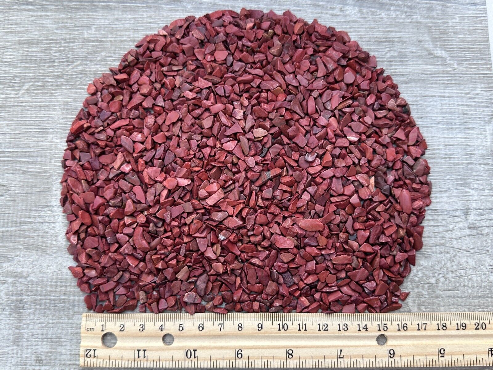 Grade A++ Red Jasper Semi Tumbled Gemstone Mini Chips 3 - 8mm,Wholesale Bulk Lot