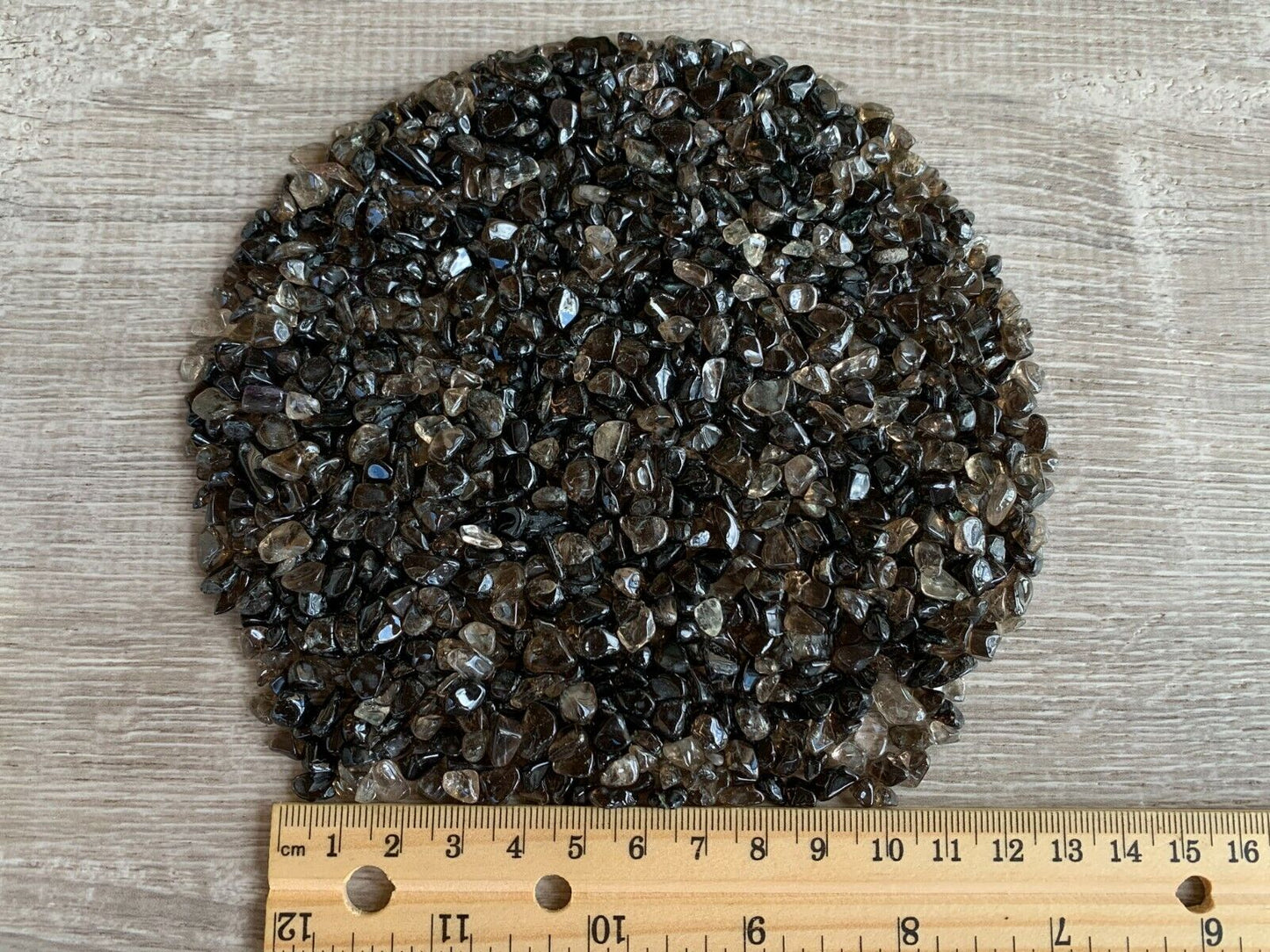 Grade A++ Smoky Quartz Semi Tumbled Gemstone Mini Chip 3- 6mm,Wholesale Bulk Lot