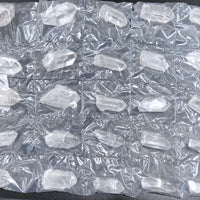 Clear Quartz Crystal Points (25 Pieces) Assorted Flat Pack Rough Raw Gemstones