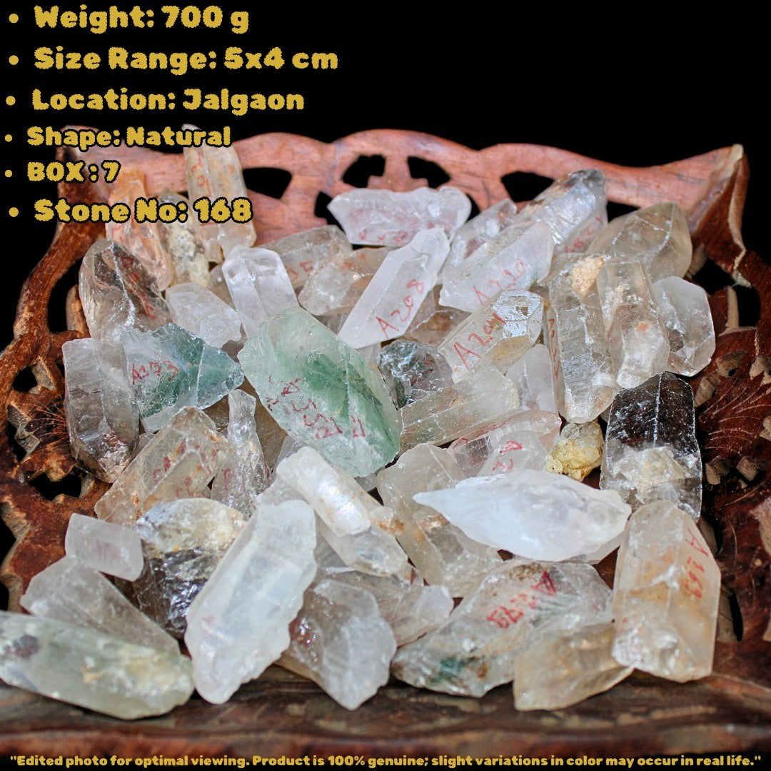 Rare Himalayan Clear Quartz Cluster 700g ✨ Natural Mineral Specimen India