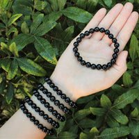 8 mm Bead Gemstone Bracelets: BUY 3 GET 1 FREE! (Stretch Crystal Bead Bracelets)