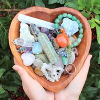 Crystal Confetti Scoop: Crystal Mix, Gemstones - Tumbled & Rough Stones, Gifts!