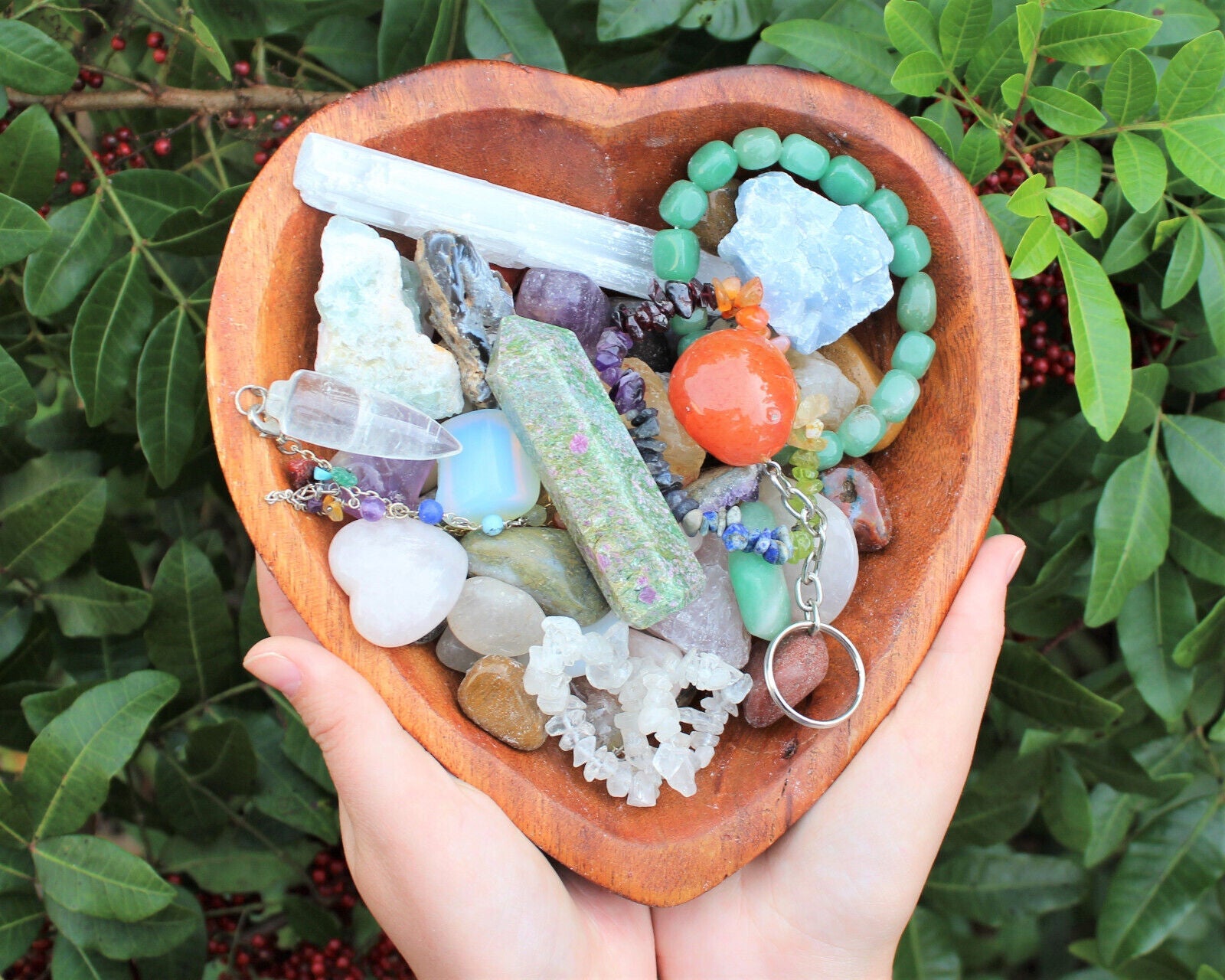 Crystal Confetti Scoop: Crystal Mix, Gemstones - Tumbled & Rough Stones, Gifts!