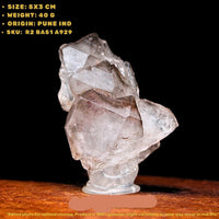 Natural Phantom Clear Quartz Crystal 40g 5x3 cm – Mineral Specimen & Healing Stone