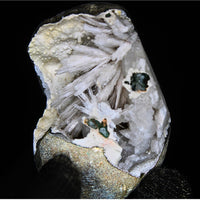 Scolecite Geode 110g Reiki Healing Crystal for Sleep Peace Meditation