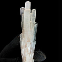 Rare 30g Natural Scolecite Cluster Mineral Specimen Raw White Crystal India