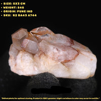 Phantom Quartz Crystal 54g 5x3 cm Natural Cluster Raw Healing Mineral