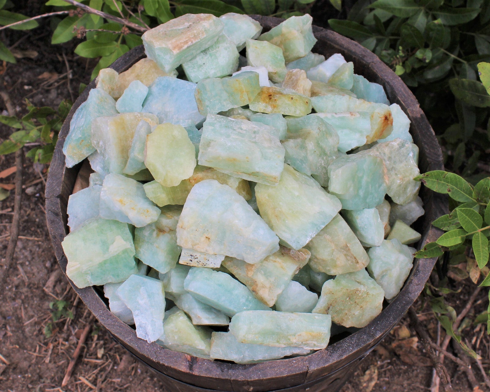 LARGE Rough Aquamarine Natural Chunk, 2" - 3" (Raw Aquamarine, JUMBO)