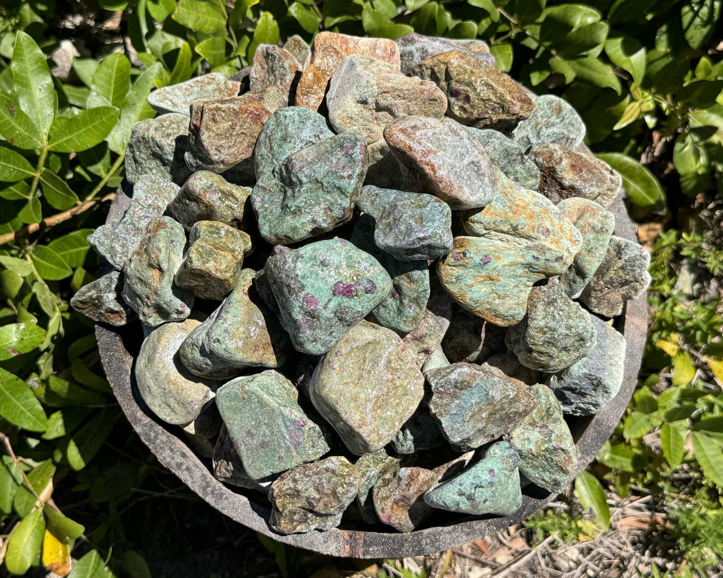 5 lb CLEARANCE Natural Rough Ruby Zoisite Wholesale Bulk Lots (Raw Ruby Zoisite)