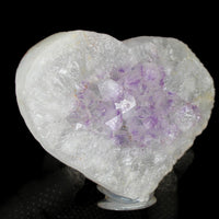 Amethyst Heart Cluster 707g Reiki Healing Crystal Crown Chakra Stone