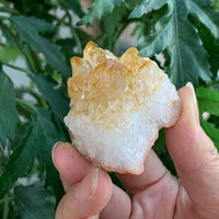 3 Piece Healing Crystal: Citrine, Amethyst &Clear Quartz Crystal Clusters Geodes