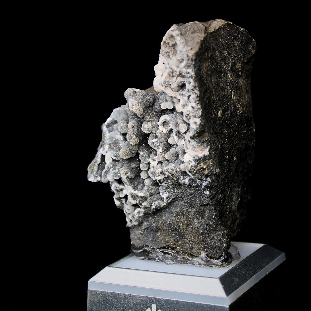 Rare Coral Chalcedony Crystal 290g Botryoidal Mineral Specimen India