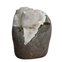 Scolecite Geode 160g 6x4.5cm Natural Healing Mineral Specimen from India