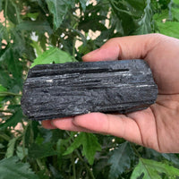 Extra Large Black Tourmaline Chunk / Rod / Log, Natural Rough Black Tourmaline