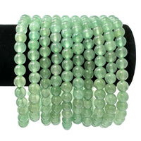 6 mm Bead Gemstone Bracelets BUY 3 GET 1 FREE - Dainty Stretch Crystal Bracelets