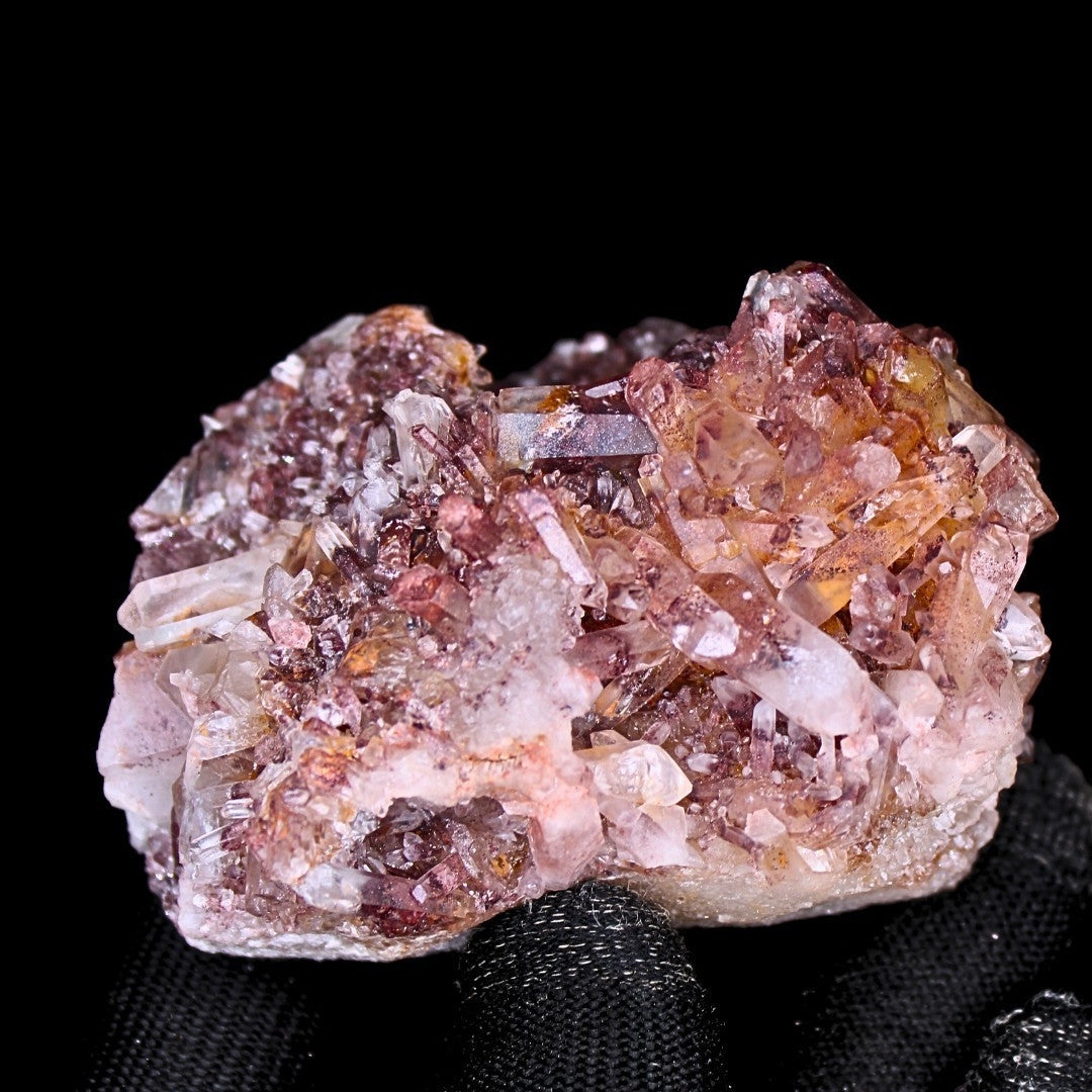 Phantom Quartz Crystal Cluster 250g 7x6 cm Natural Raw Mineral Specimen India