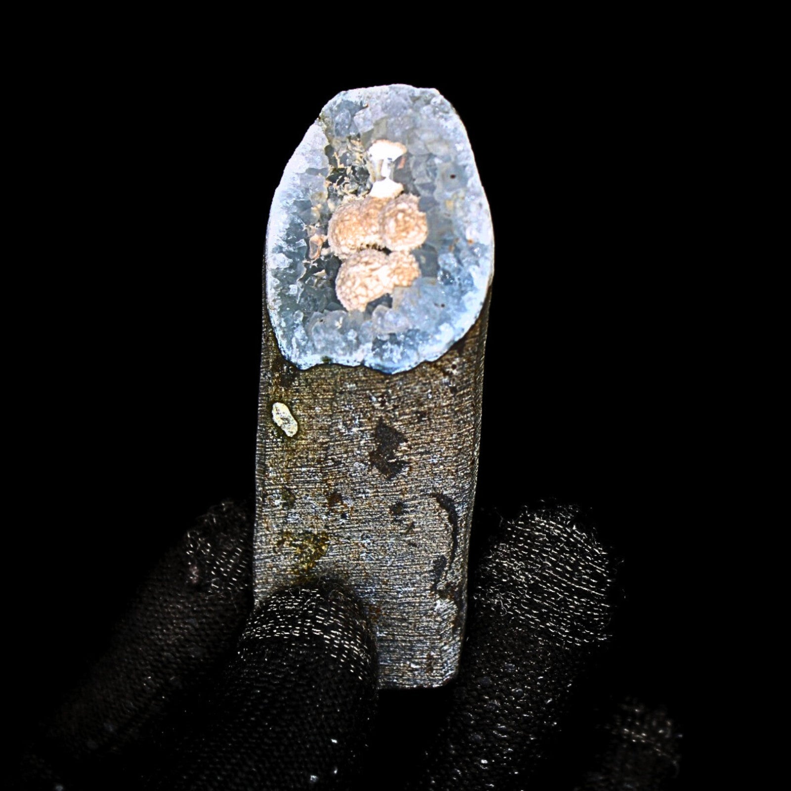 Natural MM Quartz Mordenite Geode 12g – Reiki Chakra Energy Healing Stone