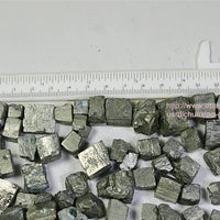 100g Wholesale Beautiful Golden Iron Pyrite Cubic Crystal gem Mineral Specimen