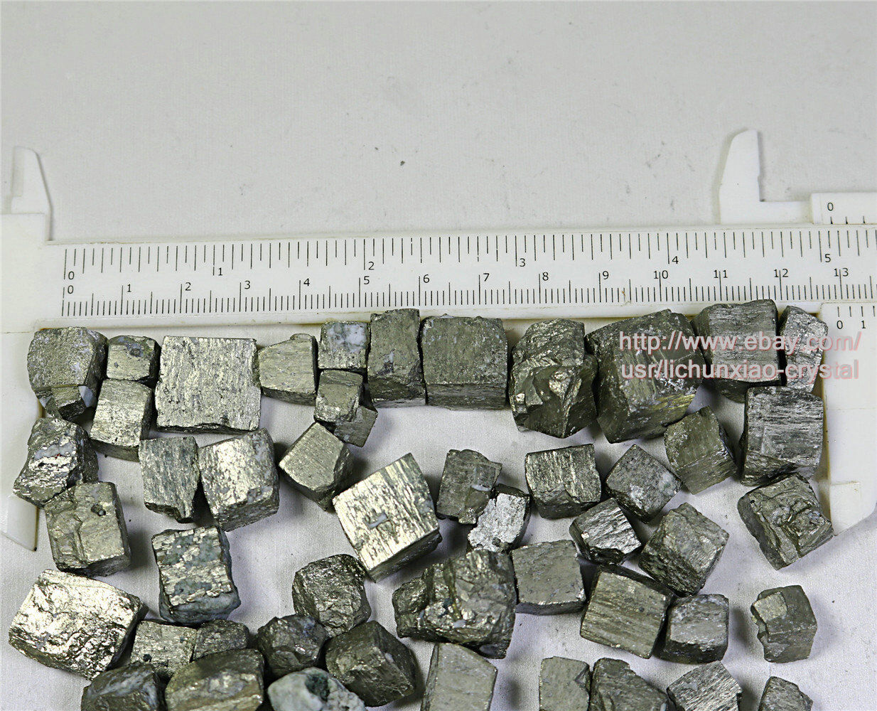 100g Wholesale Beautiful Golden Iron Pyrite Cubic Crystal gem Mineral Specimen