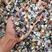 TUMBLED CRYSTAL CHIPS - Bulk Tumbled Stones - Assorted Crystal Gemstones