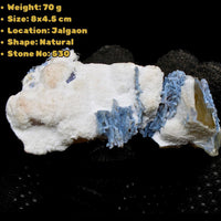 Rainbow Calcite with Mordenite Geode 67g Mineral Specimen 8x4.5cm India