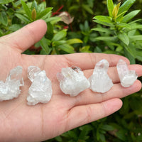 10 pcs Box Clear Quartz Clusters Collection, Grade A++ Raw Clear Quartz Geode