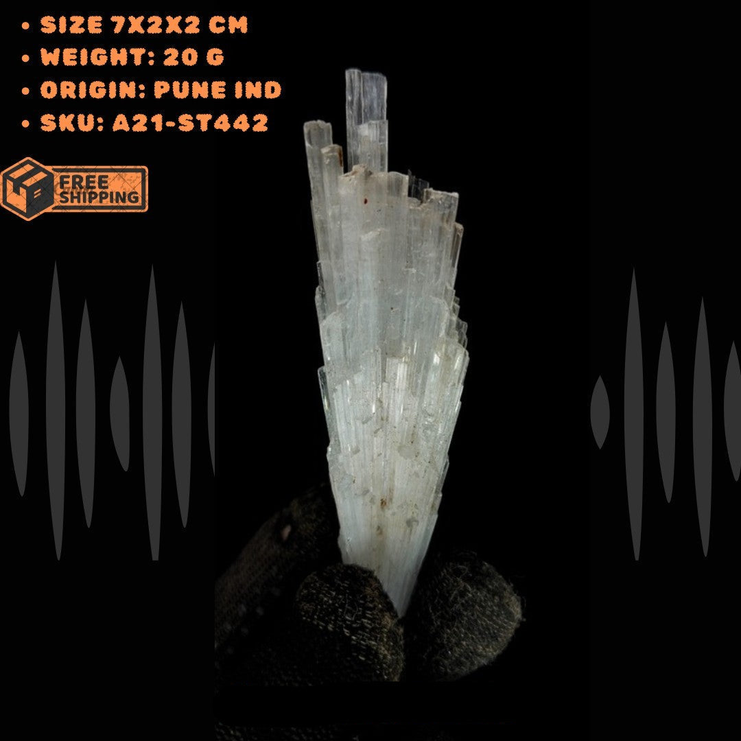 20g Raw Scolecite Healing Stone | Meditation Crystal | Reiki Decor Cluster