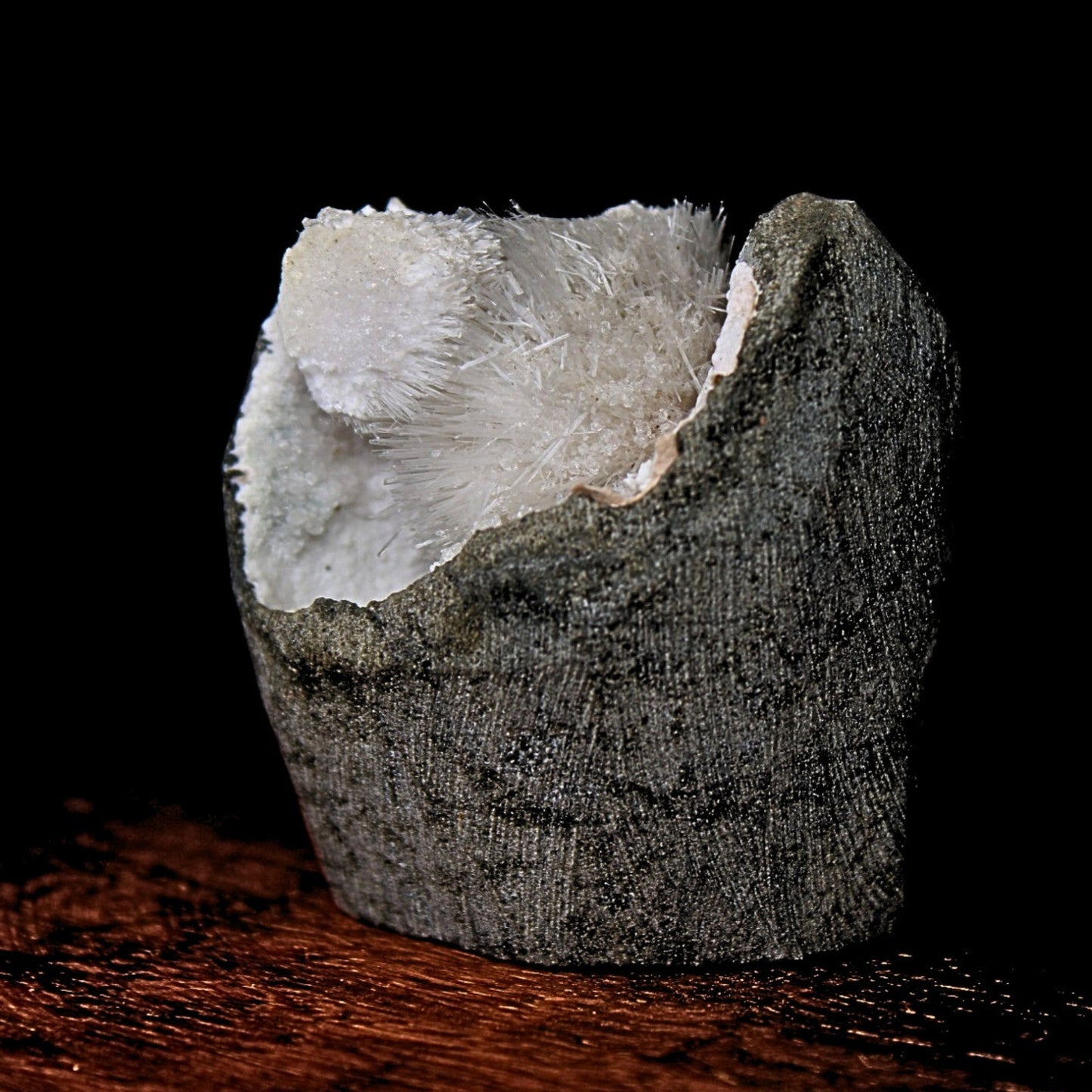 Scolecite Geode 65g Reiki Crystal for Peace Crown Chakra Healing